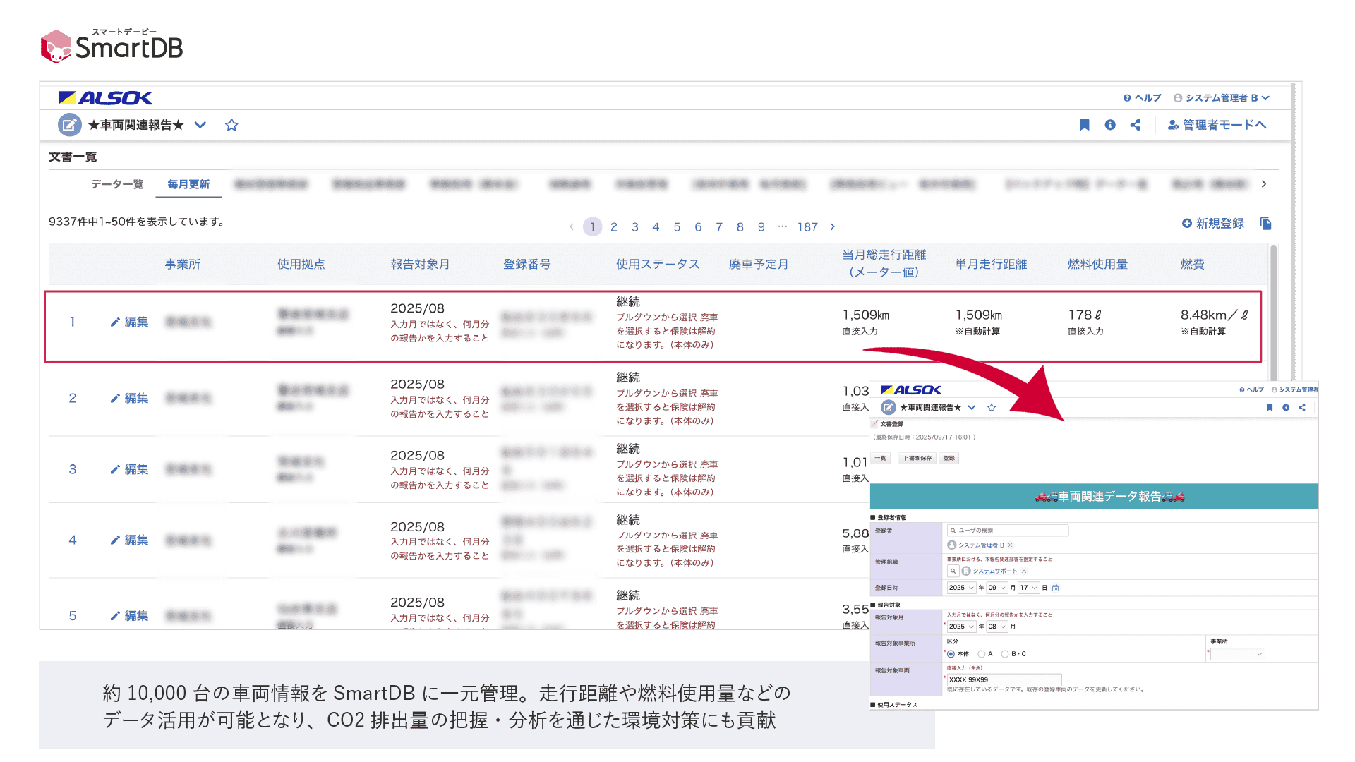 企業ポータルInsuiteXと文書管理SmartDBの連携